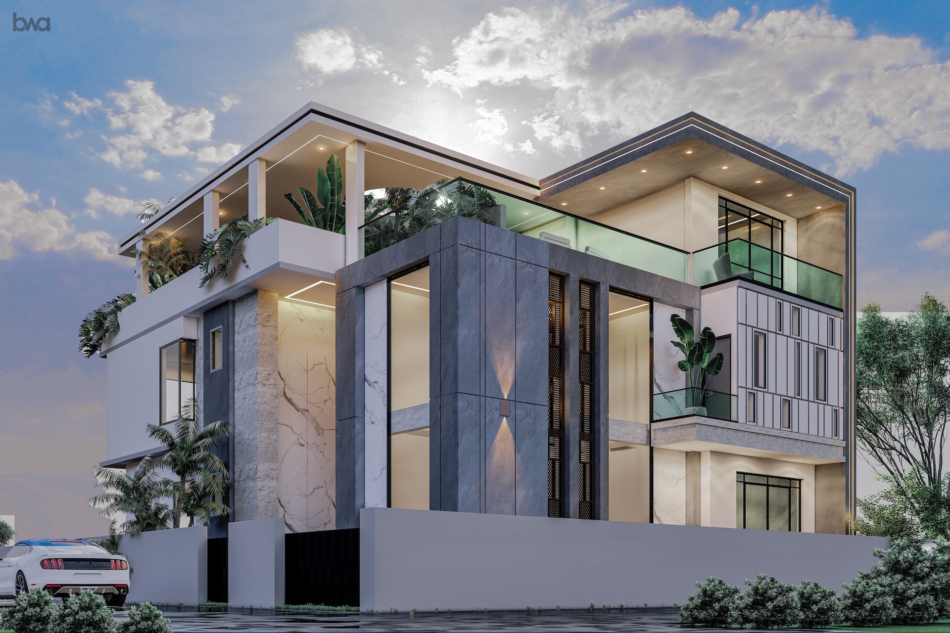 Exterior — Elevation studies by Buildsworth Architects